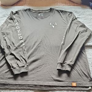 Legendary Whitetails Forest Green Long Sleeve Tee Relaxed Fit